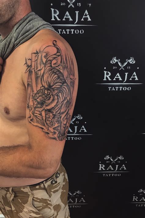Tattoo Uploaded By Mantas Rajackas Tiger In Jungle 🐯 Tattoodo