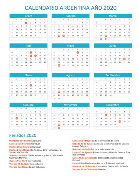 Calendario 2022 Feriados Argentina Para Imprimir Cale