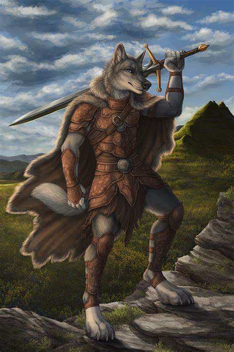 Twitter Werewolf Warrior Anthro Furry Werewolf Art