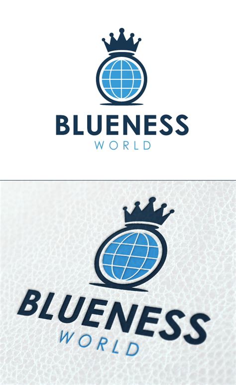 Blue World Logo Template By Rene Franceschi At