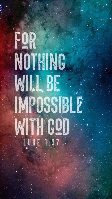 Download Caption Uplifting Bible Quote Nothing Is Impossible