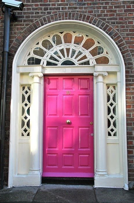 Pin By Kandrac And Kole On My Pink World Pink Front Door Pink Door Doors