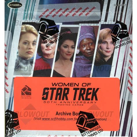 Women Of Star Trek 50th Anniversary Rittenhouse Archive Box