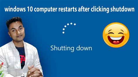 Fix Windows 10 Computer Restarts After Clicking Shutdown Youtube