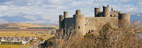 Unesco World Heritage Sites Of Wales Pictured Harlech Castle