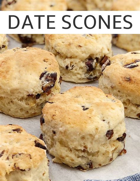 Easy Date Scones Chef Not Required Recipe Date Scones Scones