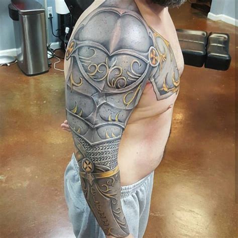 Find the latest body armor tattoos by 100's of tattoo artists, today on tattoocloud. Armor Tattoos | Shoulder armor tattoo, Armor tattoo ...