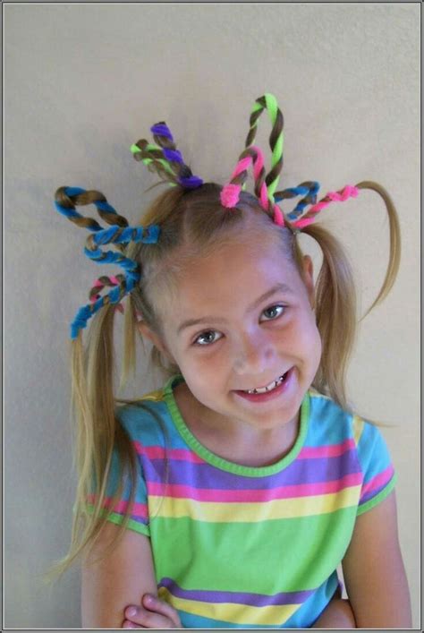 Idea For Crazy Hair Day At School Wacky Hair Crazy Hair Day At