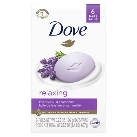 Dove Purely Pampering Relaxing Lavender Beauty Bar 6 Pk Shop