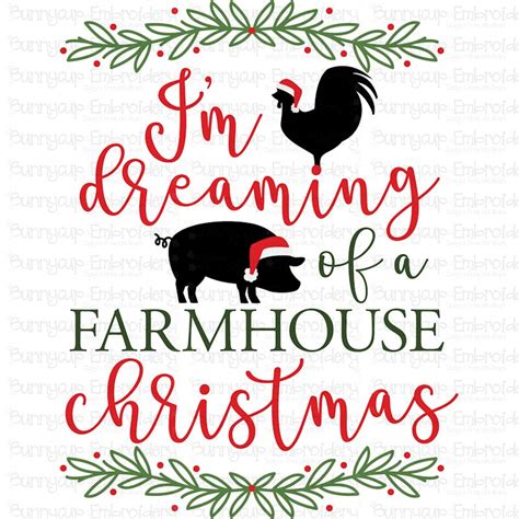 Farmhouse Christmas 13 Svg Clipart Printables