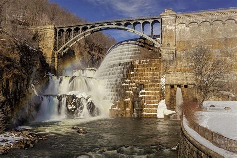 Croton Dam And Rainbow Photograph By Susan Candelario Fine Art America