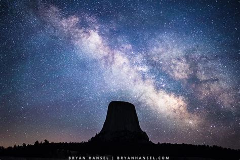 Devils Tower And The Milky Way ⋆ Bryan Hansel Photography