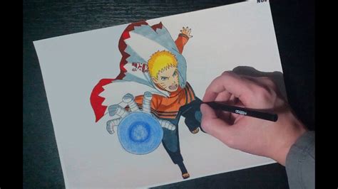 Speed Drawing Seventh Hokage Naruto Uzumaki Youtube