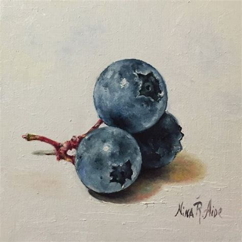 Blueberry Painting At Paintingvalley Com Explore Collection Of