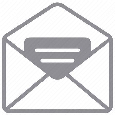 Document Email Envelope Letter Mail Message Open Open Mail Icon