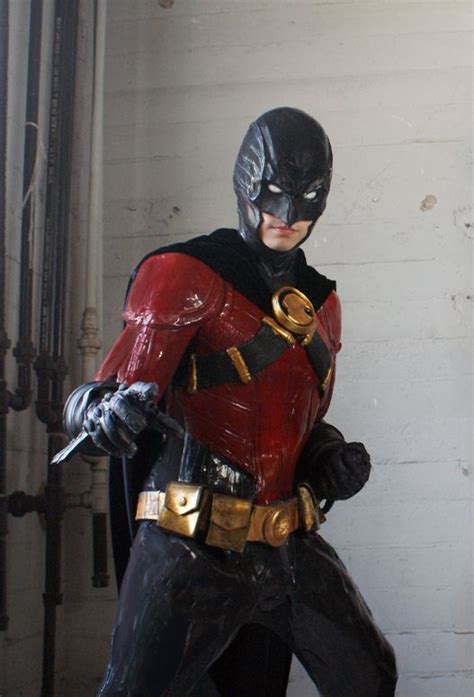 Cosgeek Couple Red Robin And Black Bat Robin Cosplay Superhero