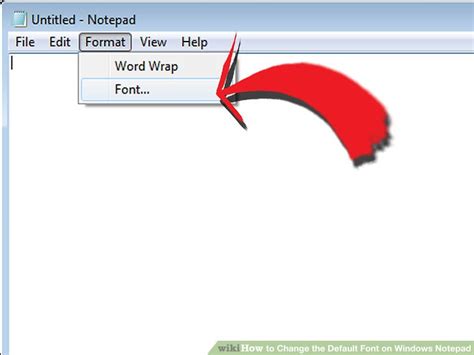 How To Change The Default Font On Windows Notepad 5 Steps