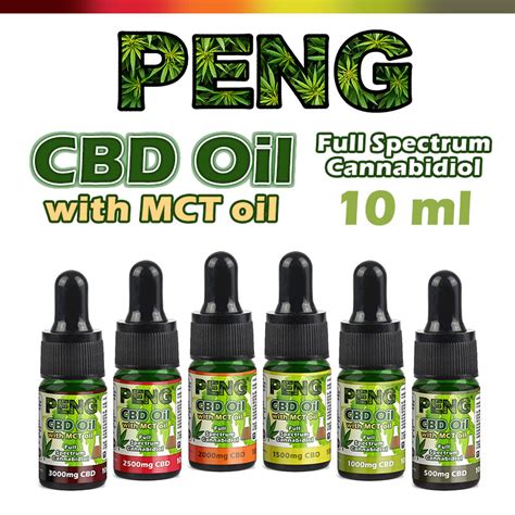 Peng Cbd Oil With Mct Coconut Oil 10ml Bottle