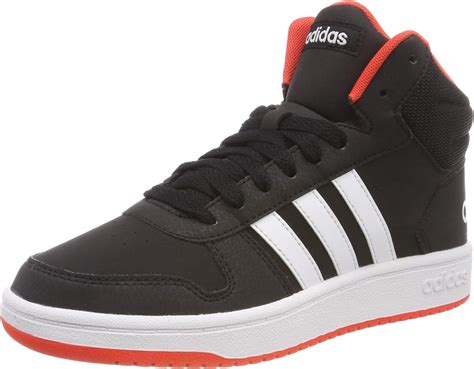 Adidas Hoops Mid 20 K Unisex Kids Basketball Shoes Black Core