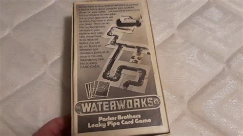 Maybe you would like to learn more about one of these? Water works card game by Parker brother's a spin off of monopoly - YouTube