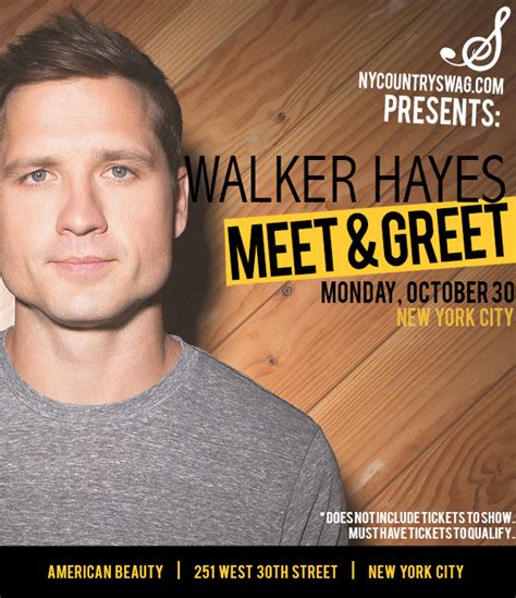 Win A Meet And Greet With Walker Hayes Cs