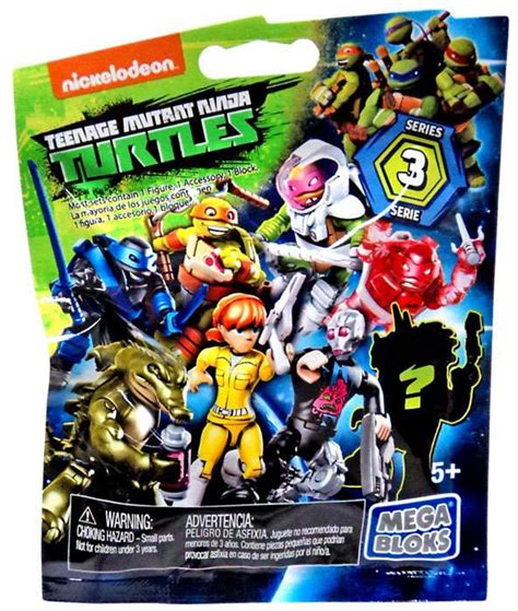 Mega Bloks Teenage Mutant Ninja Turtles Animation Series 3 Mystery Pack