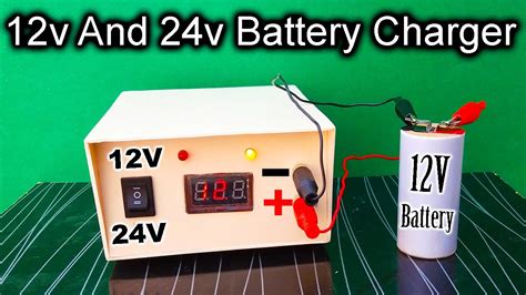 How To Make A 12v And 24v Battery Charger Power Supply Dc 12v And 24v