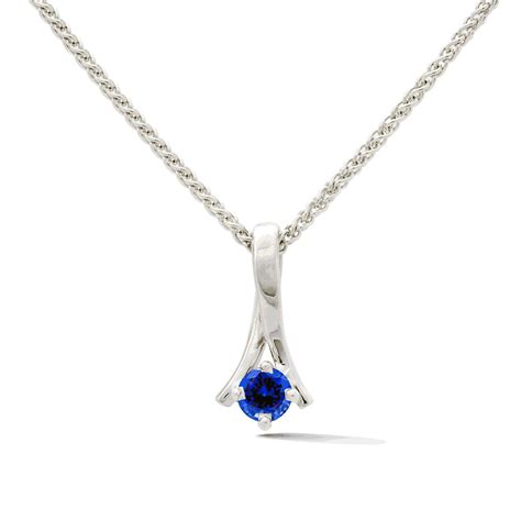 Single Gem Birthstone Necklace Dejonghe Original Jewelry