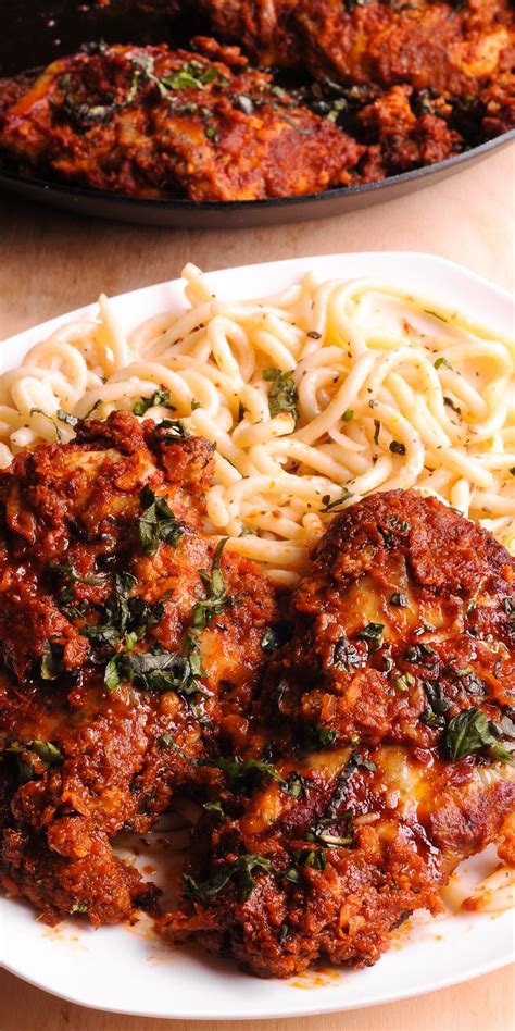 Plain chicken has been dressed up in a variety of different recipes with delicious spices and sauces the recipes for main dish chicken dinners below are tested and approved by generations of families and friends. Pin on Yummy Dinner Recipes