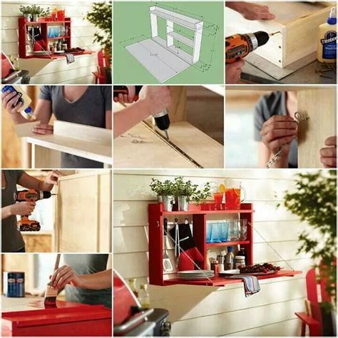 Wall Mounted Folding Table Home Diy Diy Home Crafts Diy Fold Down Table