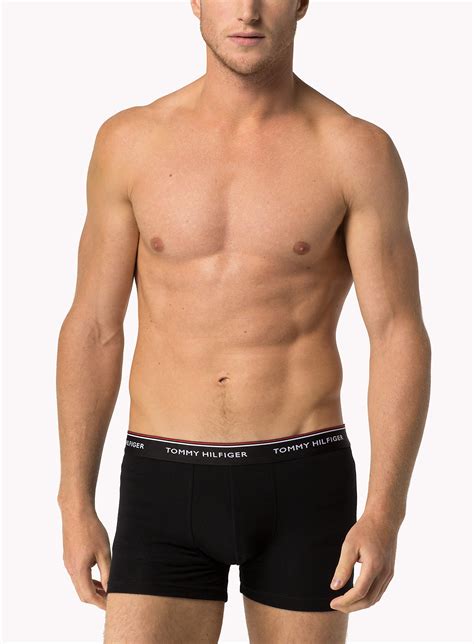 Tommy Hilfiger Underwear Premium Essentials Trunk 3 Pack Uomo Grey