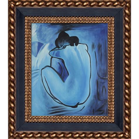 Wrought Studio Blue Nude By Pablo Picasso Painting On Canvas Wayfair