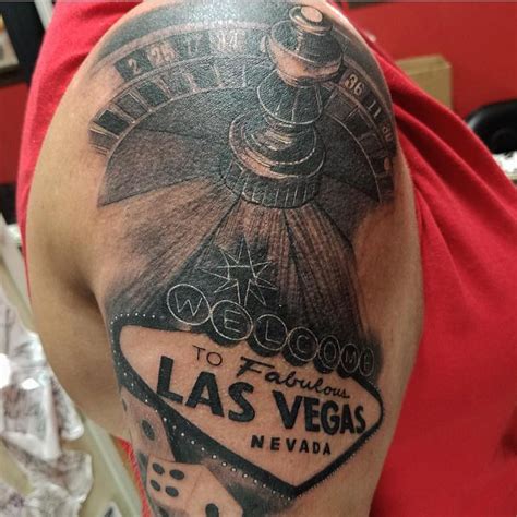 Vegas Tattoo By Mrblacklight Vegastattoo Roulette Lasvegas