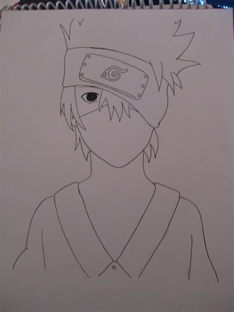 Young Kakashi Lineart By Vero Desu On Deviantart