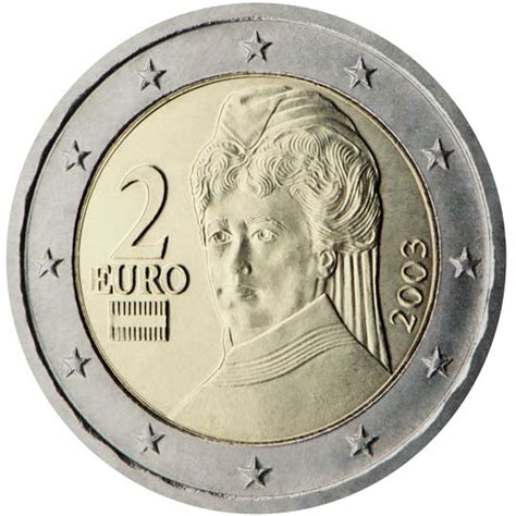 Austria 2 Euro Coin 2003 Euro Coinstv The Online Eurocoins Catalogue