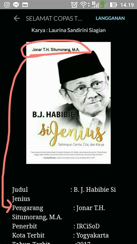 Resensi Buku Biografi Bj Habibie Tulisan