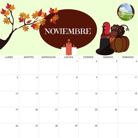 Álbumes 95 Foto Calendario Del Mes De Noviembre 2015 Para Imprimir