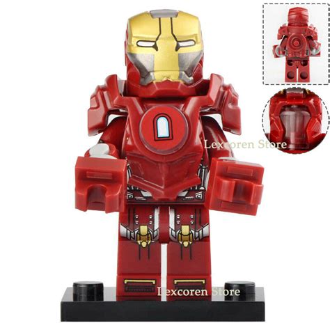 Iron Man Armor Mark 35 Red Snapper Marvel Lego