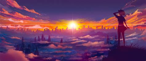 Anime Sunset Live Wallpaper Sunset Original 2560x1440
