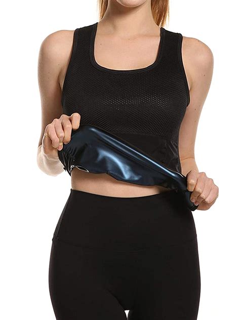 Lilvigor Women Sauna Sweat Vest Abdomen Body Shaper Vest For Women Workout Tank Top Slimming
