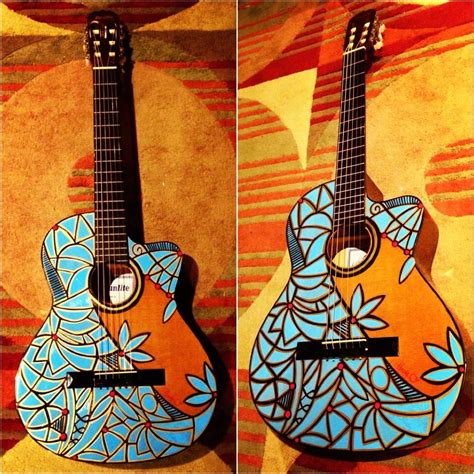 Pin By 승우 이 On Guitar Art Guitar Art Guitar Painting Guitar Design