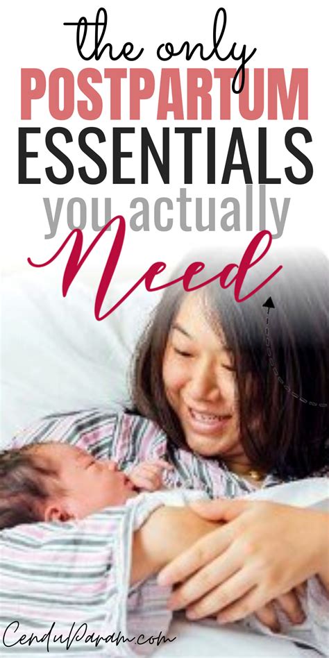Create Your Own Postpartum Care Kit With This Helpful Checklist Of
