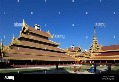 Myanmar Burma Mandalay Palace Stock Photo Alamy