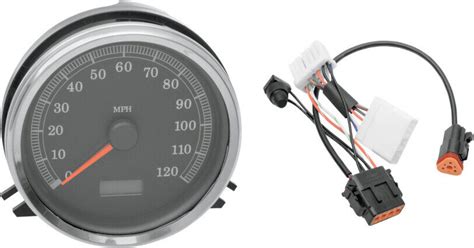 Drag Specialties Mph Speedo Speedometer And Harness Fits 1996 1998 Harley