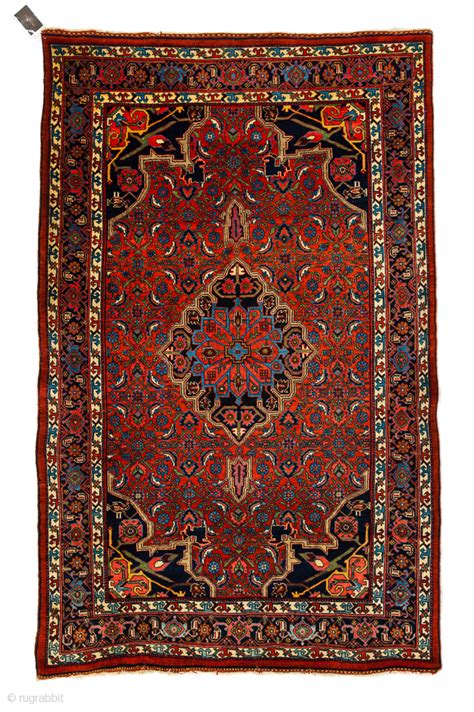 antique persian bidjar rug circa 1910 north west persia wool on cotton foundation size 2 13m