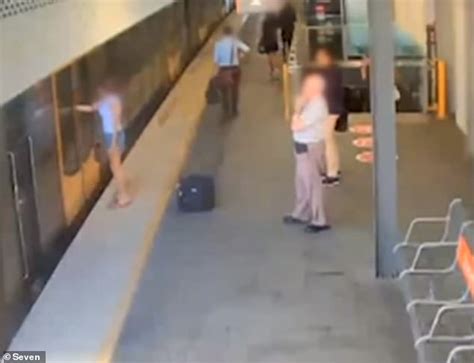 Dramatic Moment A Woman Gets Her Hand Trapped In Train Door Before It