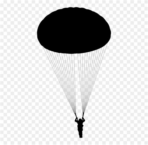 Medium Image Parachute Silhouette Free Transparent Png Clipart
