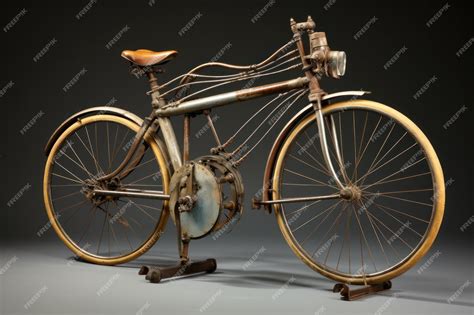 Premium Ai Image Vintage Bicycles Pedaling Through History