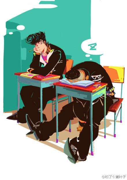 Two Bored Delinquents In Class Diamond Is Unbreakable Jojo S Bizarre