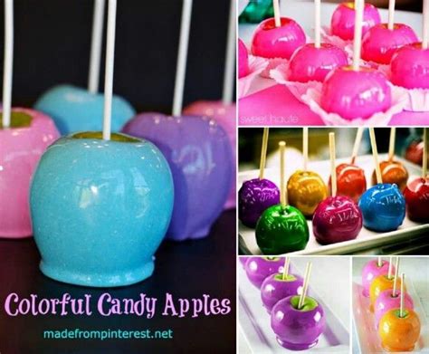 Rainbow Apples Colored Candy Apples Candy Apples Colorful Candy